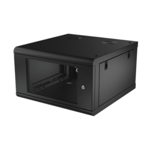 Gabinete de Pared con Puerta Perforada, 635mm de Profundidad, 6U Rack de 19 in, Acero Reforzado