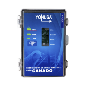 Energizador para Ganado 10,000Volts-2JOULES| 25,000 metros lineales de protección | Cercas Electrificadas