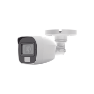 [Dual Light + ColorVu] Bala TURBOHD 2 megapixel | 20 mts IR + 20 mts luz blanca | Lente 2.8 (100° de Visión) | Exterior IP66 | Audio por Coaxitron | TVI-AHD-CVI-CVBS | Metal | Smart-Hybrid light