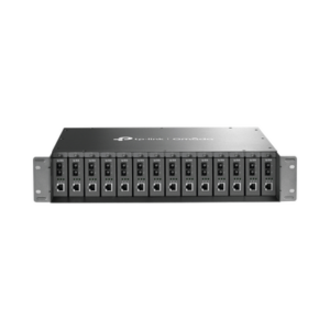 Chasis para Montaje en Rack de 14 bahías | Soporta Convertidores de Fibra Óptica TP-Link | Compatibles (MC111CS, MC112CS, MC220L, MC110CS, MC100CM, MC210CS, MC200CM) | Plug and Play