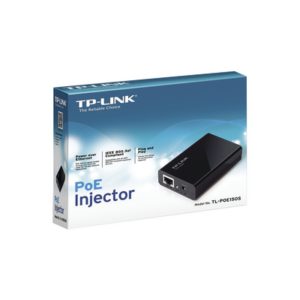 Inyector PoE (15W) | Gigabit 802.3 af | 2 puerto 10|100|1000 Mbps | Plug and Play