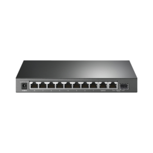 Switch PoE+ No Administrable De Escritorio 10 Puertos | 8 puertos 10|100|1000 Mbps PoE af|at Inteligiente | Presupuesto 123 W | Modo Extendido hasta 250 metros