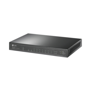 Switch de escritorio PoE+, no Administrable 8 puertos 10|100|1000 Mbps + 1 puertos 10|100|1000 Mbps (Uplink) + 1 puerto SFP, 63W