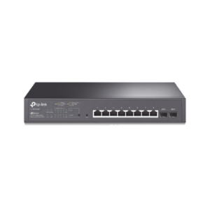Switch PoE JetStream SDN Administrable 8 puertos 10|100|1000 Mbps + 2 puertos SFP, 8 puertos PoE, 150W, administración centralizada OMADA SDN