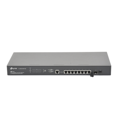 Switch L2+ Omada PoE+ | 8 Puertos PoE+ MultiGigabit 2.5G | 2 Puertos SFP+ 10G | 2 Puertos Consola (RJ45 y microUSB) | Administración Centralizada Omada o Stand-Alone | Multicast IGMP | Presupuesto PoE 240W | Montaje en Rack | (SG3210XHPM2)