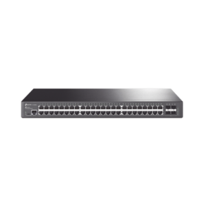 Switch Omada SDN Administrable | 48 puertos Gigabit y 4 puertos SFP | Funciones sFlow, QinQ y QoS | Administración centralizada OMADA