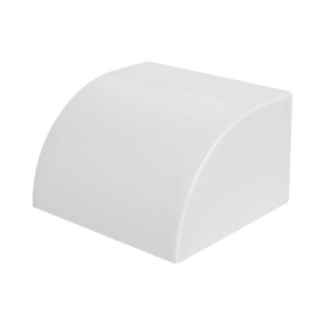 Tapa Final en Color Blanco de PVC Auto Extinguible, Para Canaleta TMK-4577 (5560-02001)