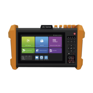 Tester Profesional Multifunción | Pantalla Táctil 7" | Láser Integrado | Cámara Integrada | Prueba IP|HD Coaxial | 4K|8K | H.265|H.265 | ONVIF | WiFi | Analizador de Cable | Medidor de Potencia Óptica y Red | TDR |