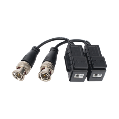 Kit de Transceptores (Baluns) con Terminal PUSH SUPERIOR, Resolución 4K , Cable flexible COAXIAL Blindado | COAXITRON | AUDIO POR COAXITRON | Menu OSD |Conector 100% COBRE | protección TVS, Calidad PREMIUM