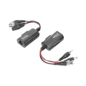 Kit de transceptores activos, envía alimentación 12V|24Vcc|AC, video y audio a una distancia de hasta 150 m en 4K para aplicaciones de video por UTP Cat 5e | 6 en alta definición.
