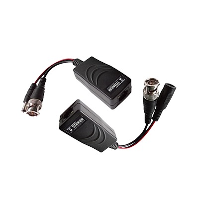 Kit de transceptores activos TURBO HD. Convierte 36|24 Vcc a 12 Vcc regulados, a través de cable UTP Cat5e | 6. Transmision de 200 m (Revisar tabla de resoluciones )