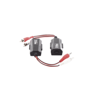 Balun Extensor de Audio Analogo Estereo RCA a RJ45 | Distancia 800 Metros (2625 Pies) | Cable CAT5-6 | Conector 100% Cobre | Protección TVS, Calidad Premium