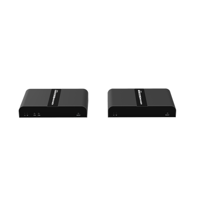 Kit extensor KVM (HDMI y USB 2.0) hasta 100 metros | Resolución 4K @ 30 Hz | Cat 6|6A|7 | CERO LATENCIA | Salida Loop | Soporta Switch Gigabit para control KVM múltiple | Soporta hasta 253