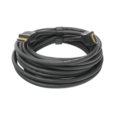 Cable HDMI de 5 Metros (16.40 pies) (High Speed) | Resolución 4K | Soporta Canal de Retorno de Audio (ARC)| Soporta 3D | Blindado para Reducir Interferencia | Chapado en Oro | Alta Resistencia y Durabilidad.