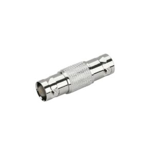Adaptador Tipo Barril para 75 Ohm, de Conector BNC Hembra a BNC Hembra, Níquel| Oro| Teflón.