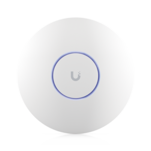 Punto de Acceso UniFi WiFi 6E Enterprise, alta densidad, hasta 600 usuarios, Mu-MIMO 4x4, bandas 2.4|5|6 Ghz, (1) puerto RJ45 2.5G (POE+ no incluido)
