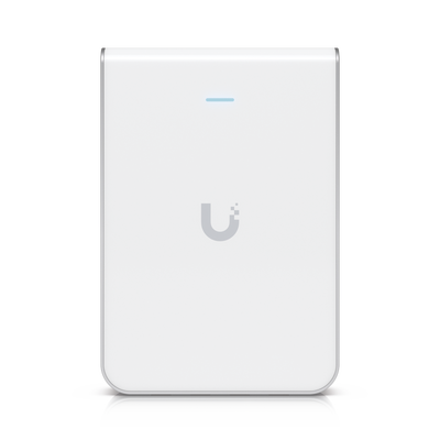 Access Point UniFi U6 In Wall|Montaje p|pared, WIFI 6 2.4 Y 5 Ghz, hasta 5.3 Gbps, 1 pto PoE In, 4 ptos secundarios (1 PoE Out)