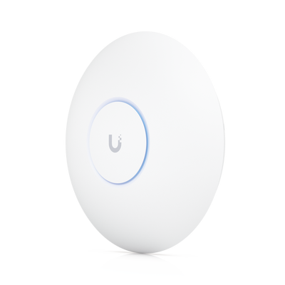 Access Point UniFi U7 Pro Max con 8 streams espaciales | para Techo o Pared | Tribanda (2.4|5|6GHz) | Radio Dedicado a Escaneo Espectral | Puerto 2.5 GbE | +500 clientes | POE+ (No incluido) | Para alta densidad de usuarios en escenarios exigentes
