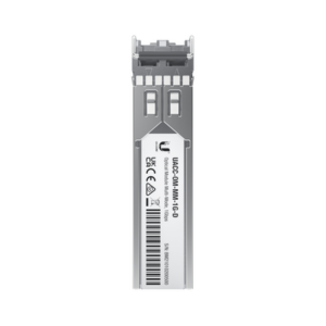 UFiber Módulo SFP, transceptor MiniGibic MultiModo 1 Gbps, distancia 550m, conectores LC, paquete de 2 piezas