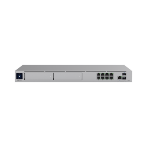 UniFi Dream Machine Pro Max – Cloud Gateway Empresarial con Soporte para 150 Dispositivos y 2000 Clientes, 5 Gbps de Ruteo con IDS|IPS, 2 Bahías para HDD 3.5”, SSD Interno de 128 GB, Failover, Balanceo de Carga y VPN|SD-WAN