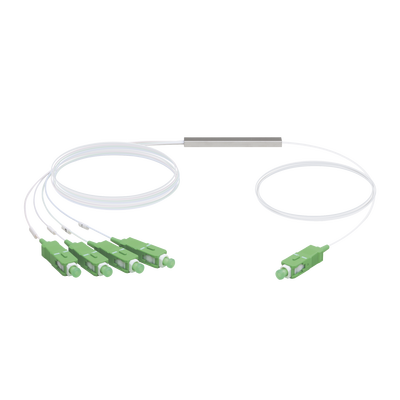 UFiber Splitter (Divisor Óptico) PLC 1 x 4, con conectores SC|APC