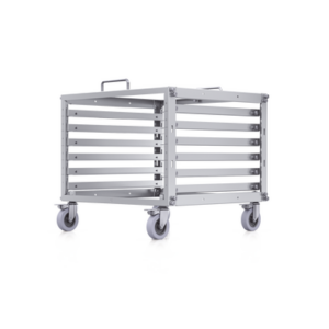 Rack Abierto 6U Compacto y Apilable sin Herramientas para Equipos UniFi, Ensamblaje Toolless, Ruedas con Seguro y Expansión a 12U con Kit de Apilado