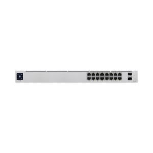 UniFi Switch USW-16-POE Gen2, Capa 2 de 16 puertos (8 puertos PoE 802.3af|at + 8 puertos Gigabit) + 2 puertos 1G SFP, 42W, pantalla informativa
