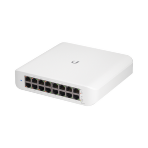 Switch UniFi Lite Administrable PoE de 16 Puertos 10|100|1000 Mbps (8 puertos 802.3af|at), 45 W