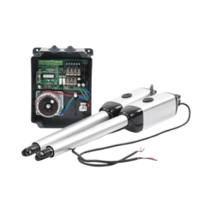 Kit de brazos para automatizar portones vehiculares abatibles de 2 hojas| 3 Mts | 300 Kg | Uso solo residencial | Compatible con respaldo de energía