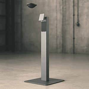 Soporte de Piso FLEX 3 Lite | Estructura Metálica | Base de Placa Pesada | Peso Neto Stand 5.51 kg (12.1 lb) | Peso Neto Plate 15.1 kg (33.3 lb)