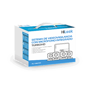 (MICRÓFONO Integrado) Kit TurboHD 1080p Lite | DVR 4 canales | Audio por Coaxitron | 4 Cámaras Bala de Policarbonato con Micrófono Integrado