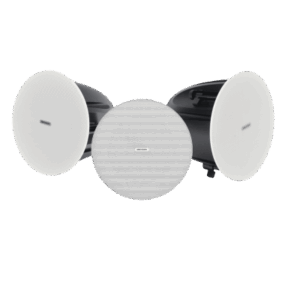 Kit Altavoz principal y 2 bocinas secundarias | Bluetooth | Solo alimenta la principal | Hik-Connect | 10 Watts | Musical Ambiental | Voceo | Calendarización de audios
