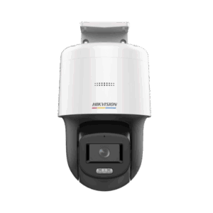 Domo PT IP 4 Megapixel | Lente 4 mm | Luz Blanca 30 mts | dWDR | PoE | IP66 | Micrófono y Bocina Interconstruido | Micro SD | Incluye Montaje de Pared y Techo