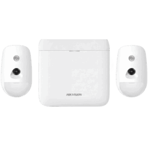 (AX PRO) KIT de Alarma AX PRO | Incluye: 1 Hub con Batería de Respaldo | 2 Detectores de Movimiento con Cámara (PIRCAM) | Compatible con Hik-Connect P2P
