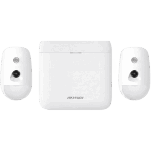 (AX PRO) KIT de Alarma AX PRO 96 Zonas | Incluye: 1 Hub 96 Zonas con GSM y Batería de Respaldo | 2 Detectores de Movimiento con Cámara (PIRCAM) | Compatible con Hik-Connect P2P