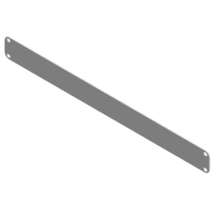 Tapa Ciega para Rack | 1 Unidad (1U) | 19 Pulgadas | Acero Calibre 14 | Pintura Electrostática Blanca | 483 x 44 mm (19 x 1.73 in)