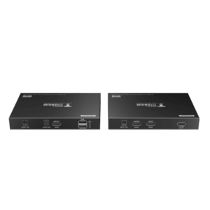 Kit extensor KVM (HDMI y USB) hasta 70 metros | Resolución 4K @ 60 Hz | Cat 6, 6a y 7 | IPCOLOR | CERO LATENCIA | HDR10 | Salida Loop | Puerto S|PDIF | Uso 24|7 | Transmite el Video y Controla tu DVR vía USB a distancia.
