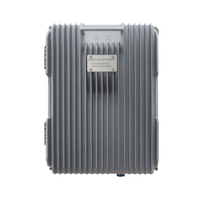 COBERTURA DE HASTA 5 km | Amplificador de Señal Celular | Banda 5, 850 MHz | 20 Watts de Potencia | Banda Ancha Multioperador | Protección Autoexcitación | Monitoreo USB | Gabinete IP65.