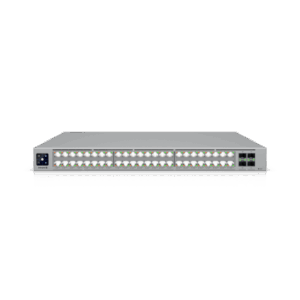 Enterprise Campus 48 PoE, Switch Empresarial Etherlighting™ PoE+++ Capa 3 de 48 Puertos (32 x 10 GbE y 16 x 2.5 GbE) y 4 Puertos SFP28 de 25 G de Alta Disponibilidad