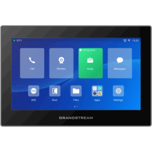 Estación de Intercomunicación SIP con Wi-Fi 6, Bluetooth y Control Total para Agendamiento de Salas y Edificios Inteligentes (Color Negro)