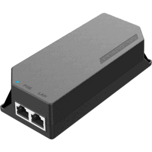 PoE Injector Grandstream 30W MultiGigabit | Compatible con IEEE 802.3af|at | 1x 2.5Gbps RJ45 LAN IN | 1x 2.5Gbps RJ45 LAN OUT con PoE 30W | 100~240VAC | 54VDC | Plug-and-Play | FCC, CE, RCM, IC