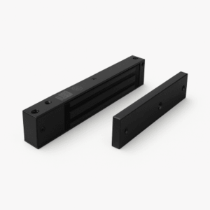 Chapa magnética 600 lbs con LED Ultra-brillante Color negro | Libre de Magnetismo Residual | Sensor de estado de la placa| Color Negro