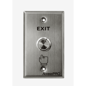 Botón de Cabeza Plana | Exterior IP66 | Estético | Placa de Acero Inoxidable