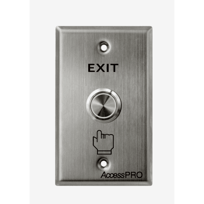 Botón de Cabeza Plana | Exterior IP66 | Estético | Placa de Acero Inoxidable