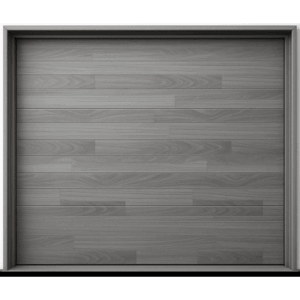 Puerta de Garage de Alta Calidad | Estilo Americano | Acabado Laminado PREMIUM | Color Gris | 10x9 Pies.