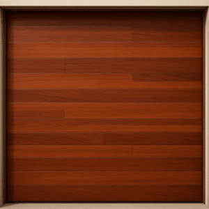 Puerta de Garage de Alta Calidad | Estilo Americano | Acabado Laminado PREMIUM | Color Madera Clara | 20x8 Pies.