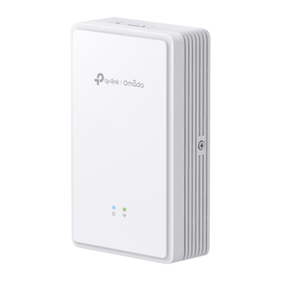Punto de Acceso GPON Omada | WiFi 6 AX1800 | 1 puerto GPON | 1 Puerto FXS | 2 Puertos 10|100|1000 RJ45 | Mesh Omada | Configuración por Controlador o Stand-Alone | Para Montaje en Pared
