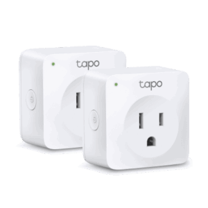Mini tomacorriente inteligente Wi-Fi, 100 - 120V~, 50|60Hz, 15.0A, compatible con Amazon Alexa y Google Assistant, color blanco.
