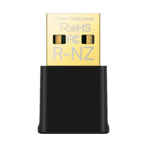 Adaptador USB Nano Wi-Fi 6 | Dual Band 600 Mbps en 5 GHz | 287 Mbps en 2.4 GHz | Bluetooth 5.3 BLE | WPA3 | Driver Pre-Cargado | 802.11ax