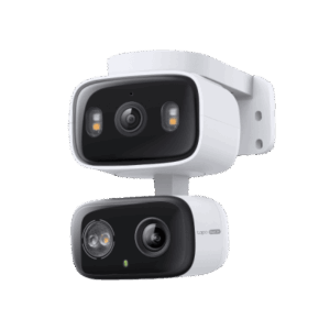 Cámara de Seguridad Dual PTZ | 2 Lentes 2K+2K (3MP cada uno) | 3x Claridad Telefoto | IP65 Exterior | IA Inteligente | Seguimiento Sincronizado | Vista Dual Simultánea | Color Night Vision | Audio Bidireccional | 125.5° Gran Angular + 67